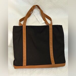 Black and Brown Tote Bag